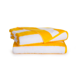 yellow towel