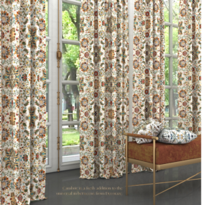 floral curtain