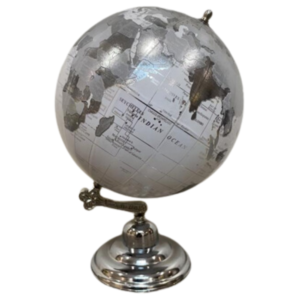 silver globe